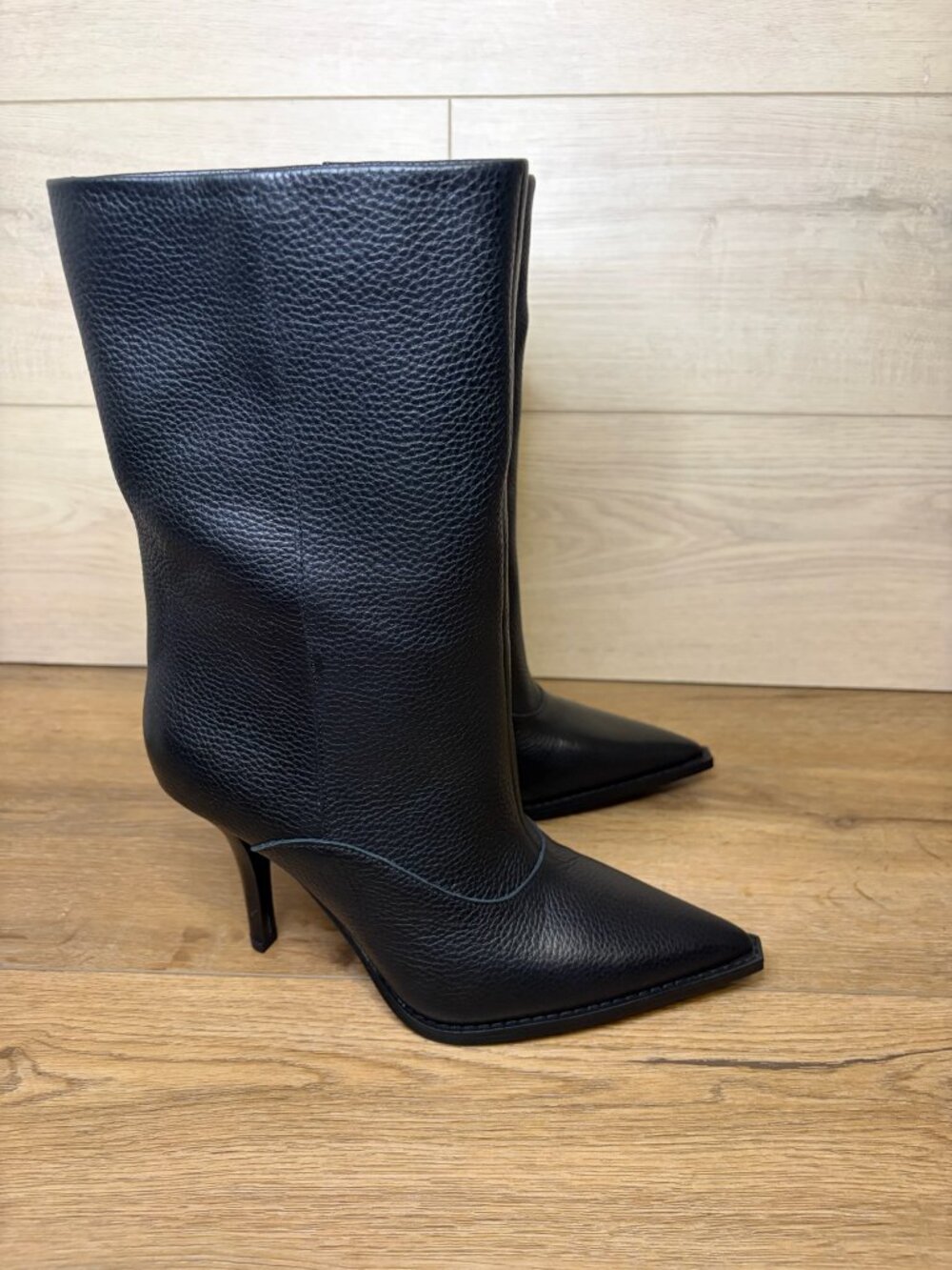 Vince Camuto Presca Mid-Calf Boots Black Size 7.5M